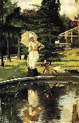 In an English Garden James Joseph Jacques Tissot